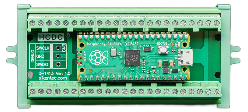 Adafruit Screw Terminal Breakout for Raspbery Pi Pico.